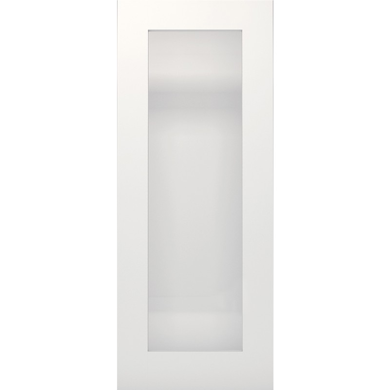 Internal Primed White Denver Frosted Glazed Door